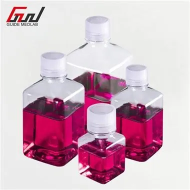 فلاسک بطری کشت سلولی PETG با درپوش