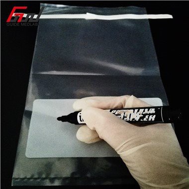 کیسه نمونه برداری آزمایشگاهی با ناحیه نوشته شده